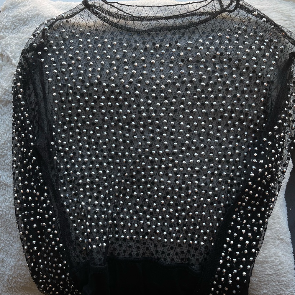 SHEER DIAMOND BODYSUIT⚓️